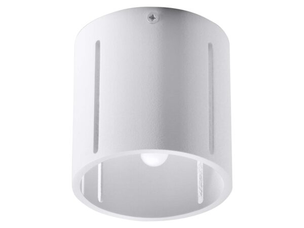 Biały reflektor natynkowy LED z aluminiową obudową – montaż sufitowy