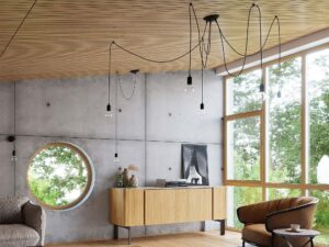 miniaturka NOLAN 1 LONG Lampa Czarna Styl Artystyczny