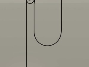 miniaturka NOLAN 1 LONG Lampa Czarna Styl Artystyczny