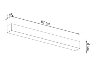 miniaturka PINNE 67 Kinkiet do Biura