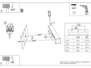 miniaturka PINNE 67 Kinkiet do Biura