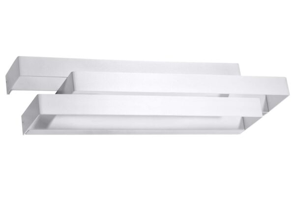 Biała listwa LED z nowoczesnym, trójstopniowym układem