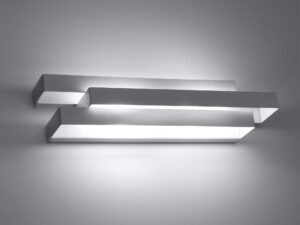 miniaturka Podłużny Kinkiet Stalowy FULGOR