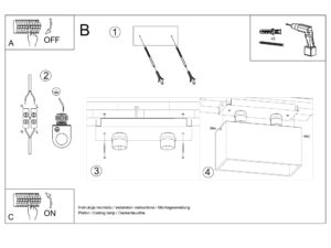 miniaturka Plafon QUARK MAXI Uniwersalne Oświetlenie do Wnętrz