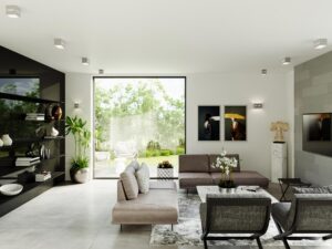 miniaturka Plafon dwużarówkowy minimalistyczny LYSR MAXI