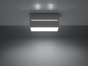 miniaturka Plafon dwużarówkowy minimalistyczny LYSR MAXI