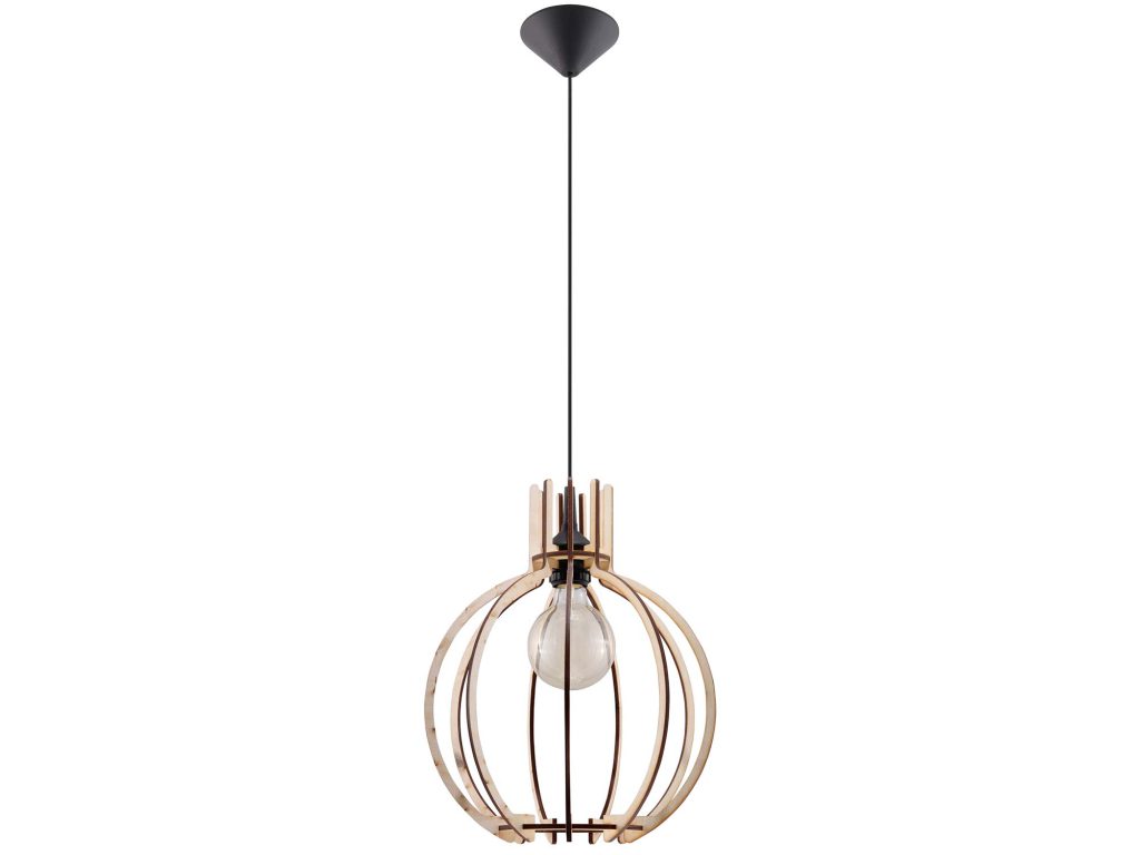 Nowoczesna Lampa Wisząca HECTOR Drewno