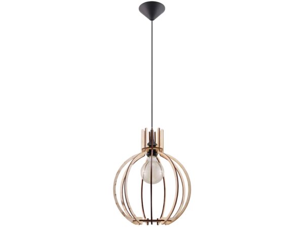 Lampa wisząca z ażurowym kloszem, styl loftowy