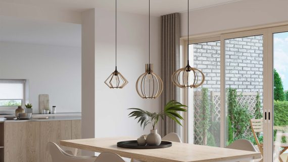 miniaturka Nowoczesna Lampa Wisząca HECTOR Drewno