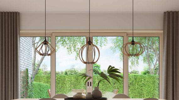 miniaturka Nowoczesna Lampa Wisząca HECTOR Drewno