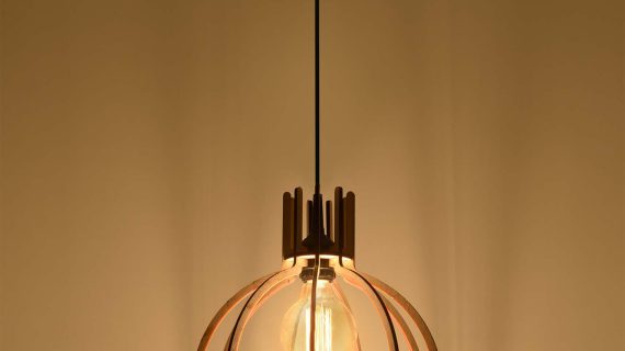 miniaturka Nowoczesna Lampa Wisząca HECTOR Drewno