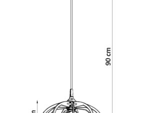 miniaturka MARIS Lampa Wisząca z Naturalnego Drewna