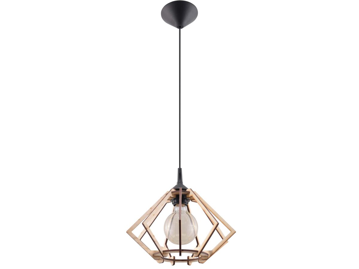 Naturalne Drewno Lampa Wisząca PALLADIUM