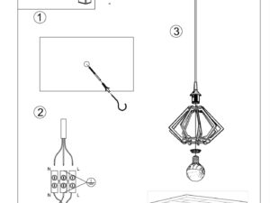 miniaturka Naturalne Drewno Lampa Wisząca PALLADIUM