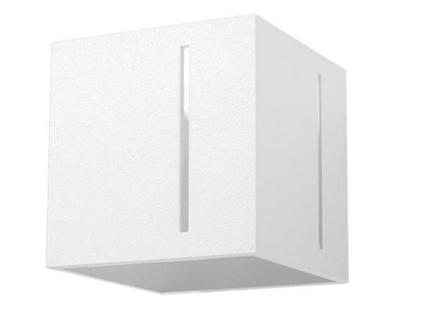 Kinkiet LED biały – nowoczesna forma geometryczna