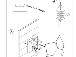 miniaturka Dekoracyjny Kinkiet Biały PRISMA