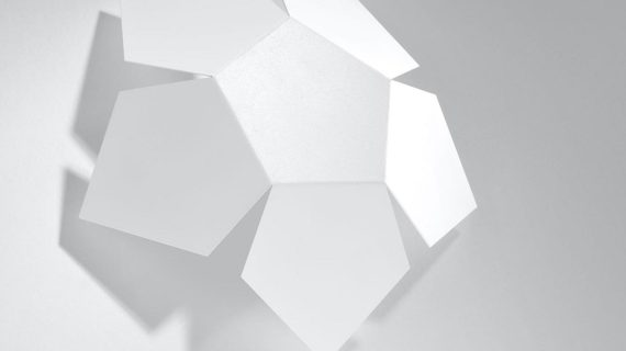 miniaturka Dekoracyjny Kinkiet Biały PRISMA