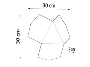 miniaturka Kinkiet Biały Styl Loftowy TRADIX