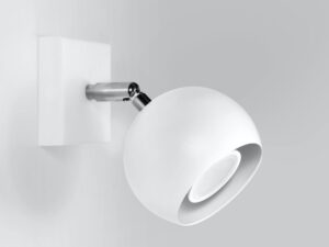 miniaturka Stalowy Kinkiet Nowoczesny Biały OLMO