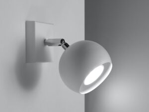 miniaturka Stalowy Kinkiet Nowoczesny Biały OLMO