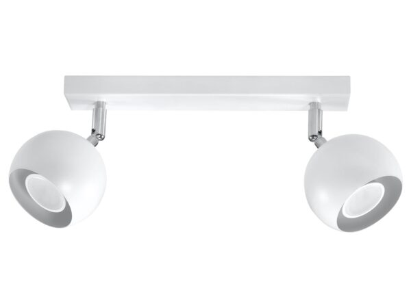 Biała listwa z reflektorami – montaż minimalistyczny