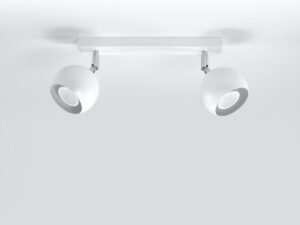 miniaturka Biały Plafon 2 Źródła Światła OLMO
