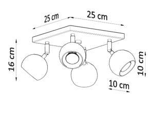 miniaturka LED Plafon Nowoczesne Aranżacje OLMO 4