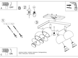 miniaturka LED Plafon Nowoczesne Aranżacje OLMO 4