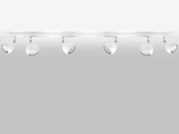 Stylowy plafon 6 źródeł światła