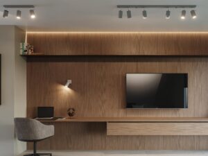 miniaturka Plafon RING 3 z chromowanymi przegubami