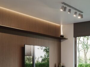 miniaturka Plafon RING 3 z chromowanymi przegubami