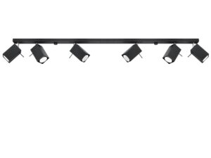 Lampy Stalowe Industrialne 6 Żarówek MELIA 6L