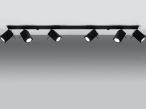 miniaturka Lampy Stalowe Industrialne 6 Żarówek MELIA 6L