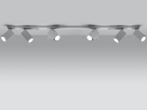 miniaturka Lampy Stalowe Industrialne 6 Żarówek MELIA 6L