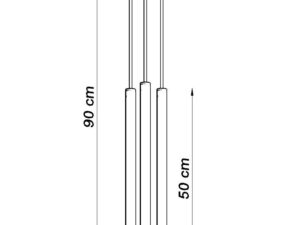 miniaturka Trójpunktowa Biała Lampa PERSEO 3P