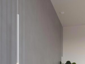 miniaturka Biała Lampa z Stali PERSEO 5