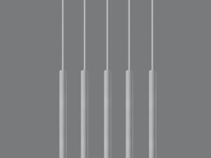 miniaturka Biała Lampa z Stali PERSEO 5