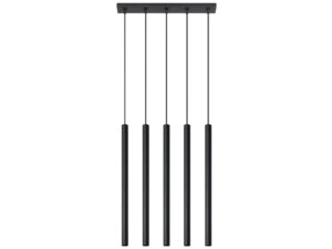 Biała Lampa z Stali PERSEO 5