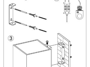 miniaturka Kinkiet QUARK beton Skandynawski