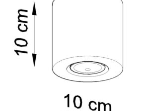 miniaturka Plafon OCEANUS Szary Beton