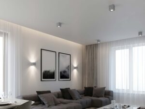 miniaturka Nowoczesny i Nietypowy Plafon QUARK beton