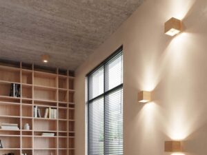 miniaturka Elegancki Plafon QUARK naturalne drewno