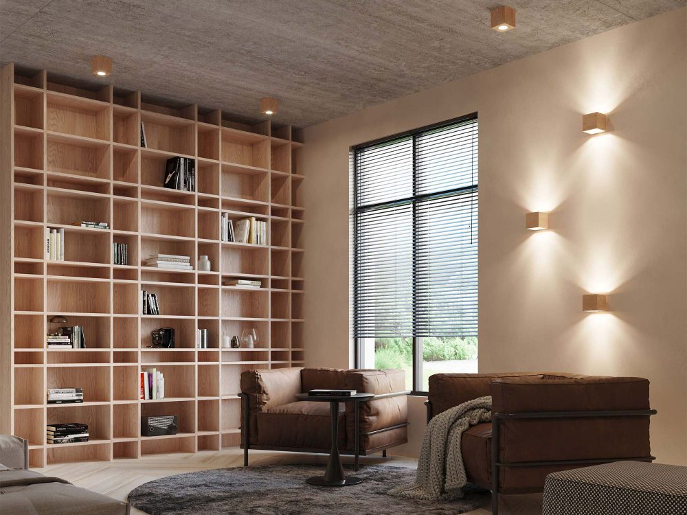 Elegancki Plafon QUARK naturalne drewno - obrazek 7