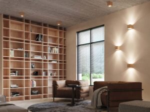 miniaturka Elegancki Plafon QUARK naturalne drewno