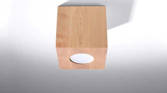 Elegancki Plafon QUARK naturalne drewno - obrazek 3