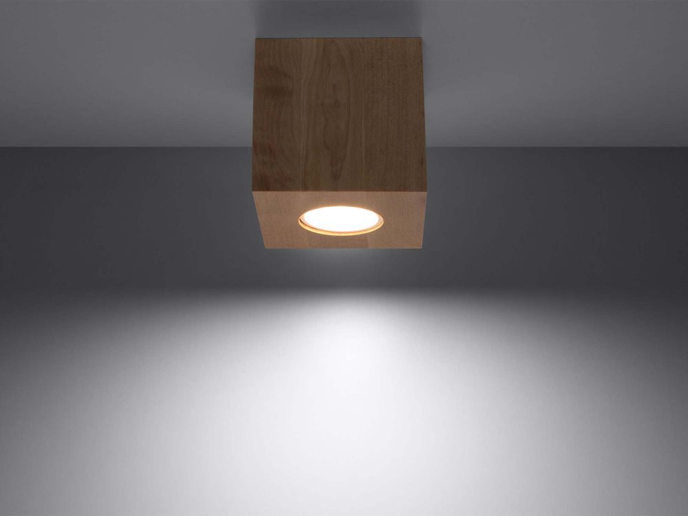 Elegancki Plafon QUARK naturalne drewno - obrazek 4