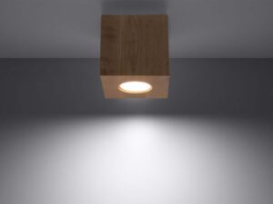 miniaturka Elegancki Plafon QUARK naturalne drewno