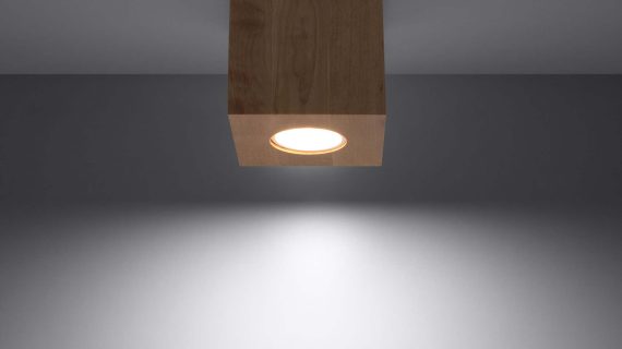 Elegancki Plafon QUARK naturalne drewno - obrazek 4