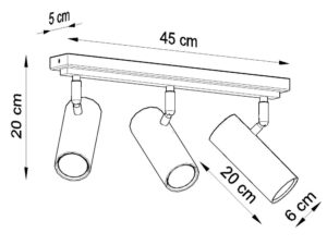 miniaturka Ponadczasowy i praktyczny Plafon LUMIO 3