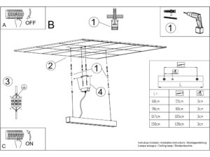 miniaturka Nowoczesna Lampa Wisząca Biała PINNE 90